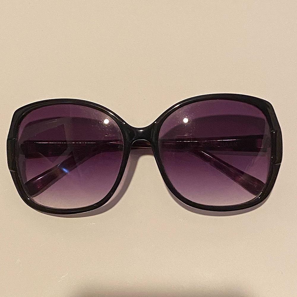 Cole Haan Oversized Black Sunglasses